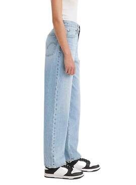Pantalon Jeans Levis 94 Baggy Bleu pour Femme