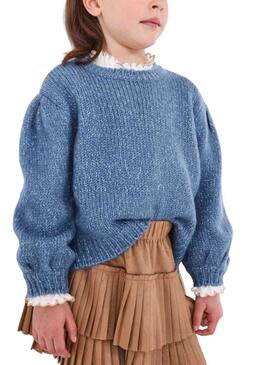 Pull Mayoral Fantaisie Bleu pour Fille