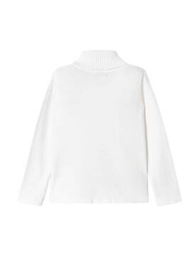 Pull Mayoral Cisne Tricot Blanc pour Fille