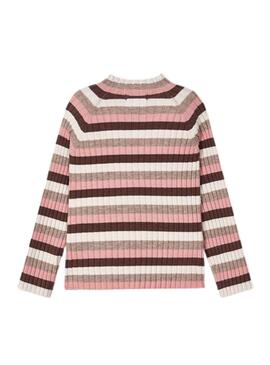 Pull Mayoral Canal demi-canal Rayures pour Fille