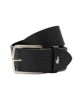 Ceinture Lacoste Cuir Granulé pour Homme