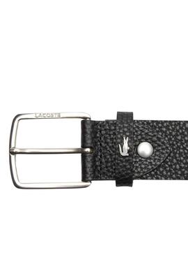 Ceinture Lacoste Cuir Granulé pour Homme