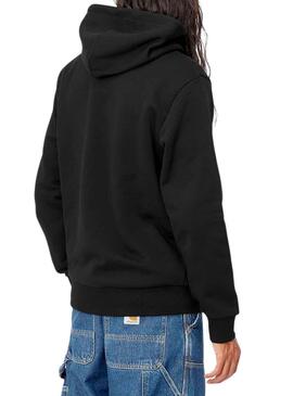 Sweat Carhartt Script Embroidery Noire Homme