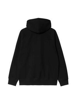 Sweat Carhartt Hooded Chase Noire pour Homme