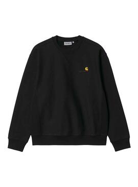 Sweat Carhartt American Script Noire Homme