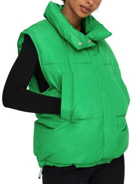 Gilet Only Tenna Vert pour Femme