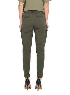 Pantalon Only Poptrash Life Vert pour Femme