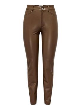 Pantalon Only Emily Brun pour Femme