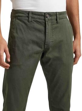 Pantalon Pepe Jeans Charly Vert pour Homme