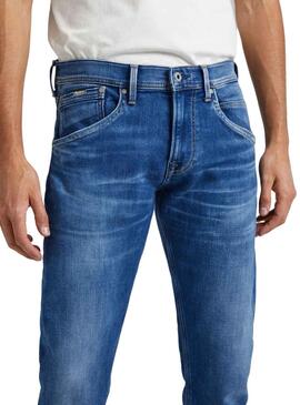 Pantalon Jeans Pepe Jeans Track Bleu pour Homme