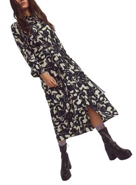 Robe Vila Vidogma Noire pour Femme