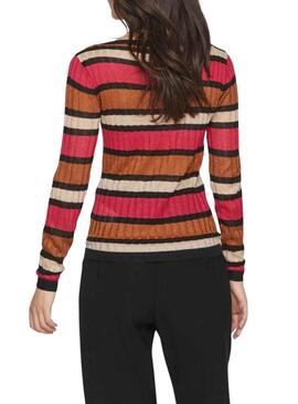Pull Vila Viember Rose pour Femme