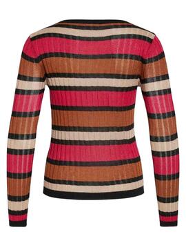 Pull Vila Viember Rose pour Femme