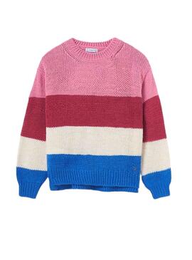 Pull Mayoral Couleur bloc Multicolor pour Fille