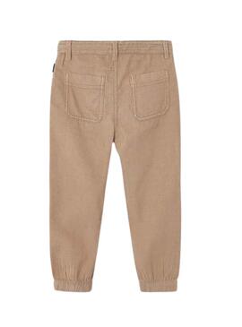 Pantalon Mayoral Velours côtelé Skater Fit Beige Garçon