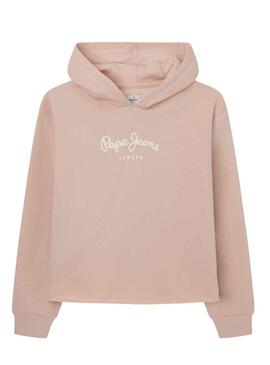 Sweat Pepe Jeans Elicia Winter Rosa pour fille
