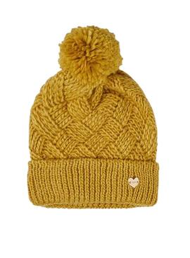 Chapeau Mayoral Tricot Mostaza pour Fille