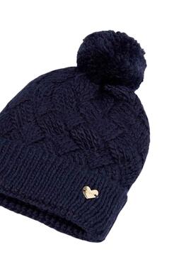 Chapeau Mayoral Tricot Bleu Marine pour Fille