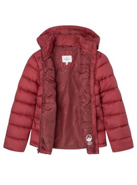 Veste Pepe Jeans Simone Matelassé Bordeaux Fille