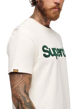 T-Shirt Superdry Core Logo Classic Blanc Homme