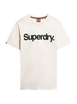 T-Shirt Superdry Core Logo Classic Blanc Homme