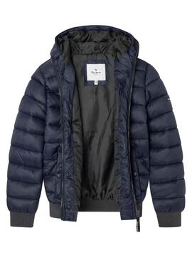 Veste Matelassé Pepe Jeans Alexander Bleu Marine