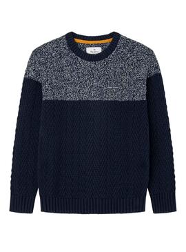 Pull Pepe Jeans Thunder Bleu Marine pour Garçon