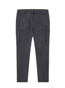 Pantalon Pepe Jeans Chase Cargo Noire pour Garçon