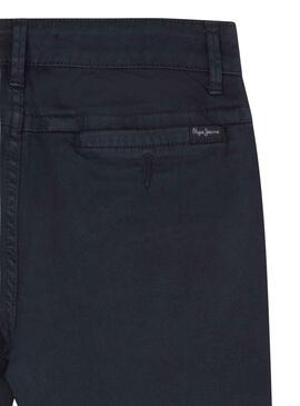 Pantalon Chino Pepe Jeans Greenwich Bleu Marine Garçon