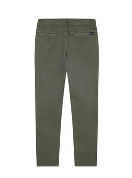 Pantalon Chino Pepe Jeans Greenwich Vert Garçon