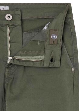 Pantalon Chino Pepe Jeans Greenwich Vert Garçon