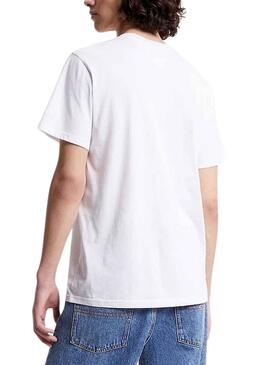 T-Shirt Tommy Jeans Entry Concert Gris Homme