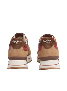 Baskets Pepe Jeans Rusper Queen Brun Femme