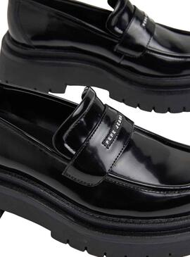 Mocasines Pepe Jeans Queen Oxford Noire Femme