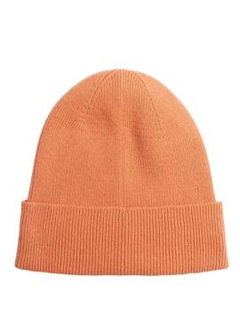 Chapeau Calvin Klein Essential Knit Orange Femme