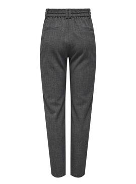 Pantalon Only Poptrash Élise Gris pour Femme