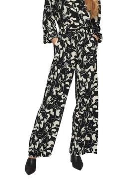 Pantalon Vila Vidogme Noire pour Femme