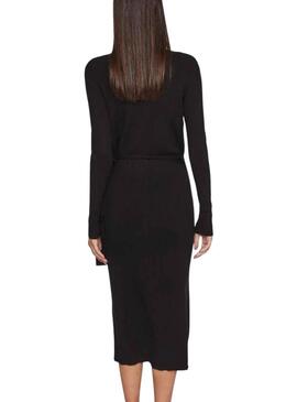 Robe Vila Vicomfy Noire pour Femme