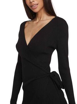 Robe Vila Vicomfy Noire pour Femme