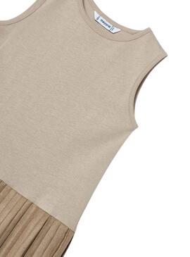 Robe Mayoral Tricot Intarsia Gris pour Fille