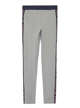 Leggings Name It Flaline Gris pour Fille