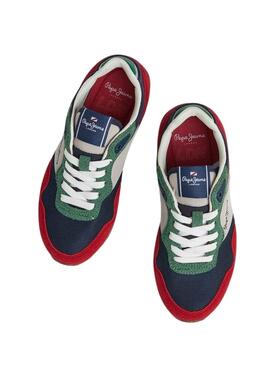 Baskets Pepe Jeans London Forest Multi Garçon