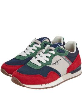 Baskets Pepe Jeans London Forest Multi Garçon