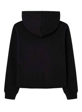 Sweat Pepe Jeans Elicia Winter Noire Fille