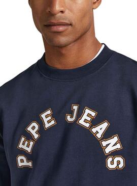 Sweat Pepe Jeans Westend Bleu Bleu Marine Homme
