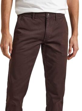 Pantalon Pepe Jeans Charly Brun Homme
