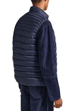 Gilet Pepe Jeans Balle Bleu Marine pour Homme