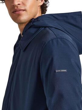 Chubasquero Pepe Jeans Broderick Bleu Marine Homme