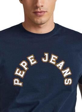 T-Shirt Pepe Jeans Westend Bleu Bleu Marine Homme