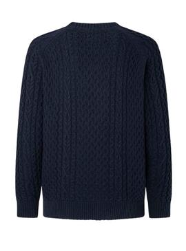 Pull Pepe Jeans Sly Bleu Marine pour Homme